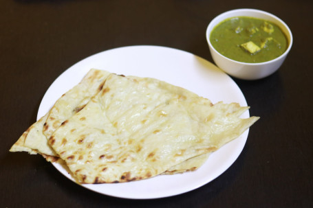 Roti Naan Paneer Curry Combo