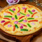 9 Garden Vegetable Thin Crust Pizza