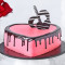 Strawberry Heart Cake- 1 Kg
