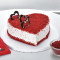 Red Velvet Heart Cake- 1 Kg