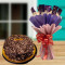 1 Kg Chocolate Crunch Cake 10 Kitkat Chocolates Bouquet Combo
