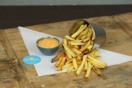 Skin On Spicy Fries Served With Chipotle Mayo