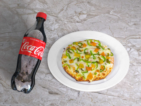 7 Green Veggie Pizza Coke 750 Ml Pet