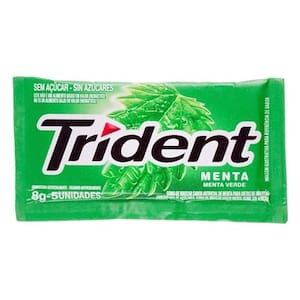 Trident Green Mint Chewing Gum 8G