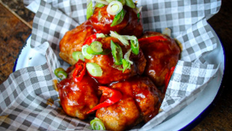 Sticky Bbq Crispy Cauliflower Wings (Ve)