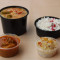 Sambar Rice Chicken Curry Curd Rice Dessert