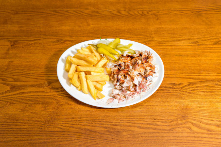 Plate Of Chicken Shawarma