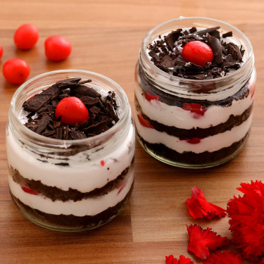 Black Forest Jar Cake Pack Of 2