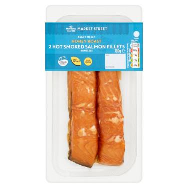 Morrisons Hot Smoked Honey Roast Salmon Fillets