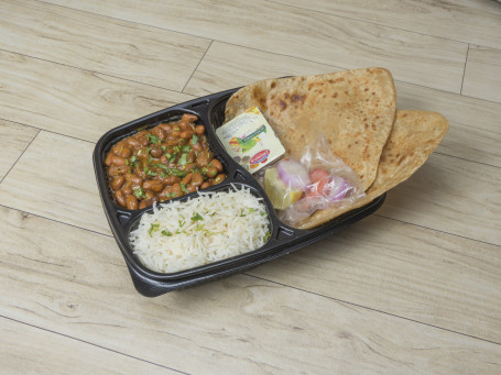 Rajma Rice 4 Chapati Salad Achar