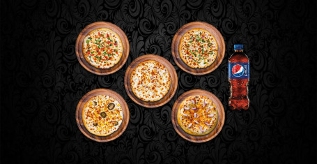 Party Pack (5 Small Pizza) 1 Cold Drink [750 Ml]