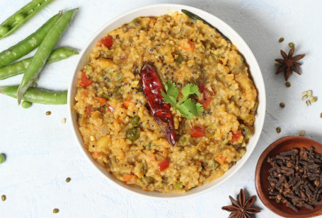 Deshi Ghee Healthy Khichdi With Curd