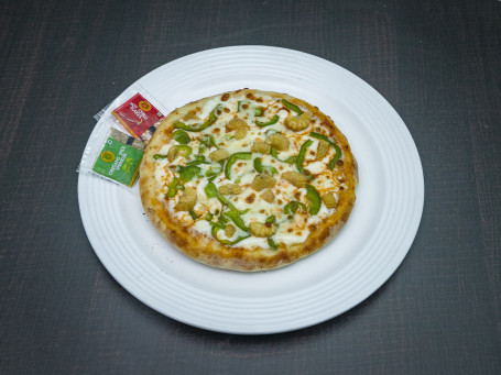 Baby Corn And Capsicum Pizza