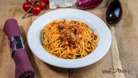 Spaghetti Alla Chitarra With Chicken And Vegetables