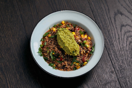 Chipotle Quinoa Salad with Guacamole (GF/VE)