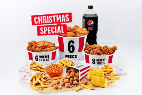 Festive Triple Bucket