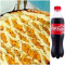 Pizza 30cm 6 fatias frango com catupiri+ Coca-Cola 500ml