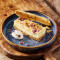 Saltet honning, hindbær pistacie cheesecake (V)