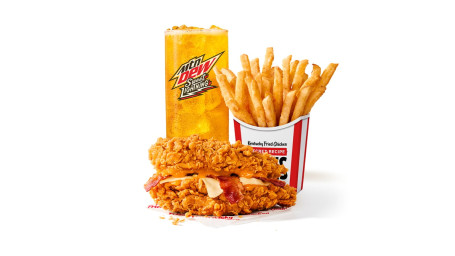 Spicy Double Down Sandwich Combo
