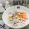Níng Méng Nǎi Yóu Hǎi Xiān Zhōu Seafood Congee With Lemon And Cream Sauce