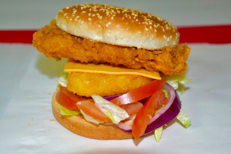 Chicken Fillet Tower Burger Meal