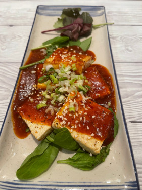 Korean Pan Fried Tofu Steak