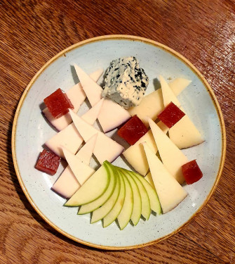 Cheese Selection: Manchego, La Fueya Blue, Goat Cheese, Membrillo