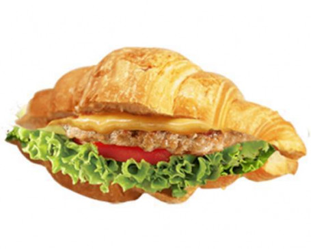 Croissant Del Casinò Con Carne Di Maiale