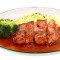 Wēi Ěr Xùn Nèn Jiān Tuǐ Pái Dàn Bāo Fàn Rice Omelette With Sauteed Chicken Thigh Chop