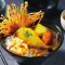 Zhuāng Shú Dàn Kā Lī Jī Tuǐ Fàn Chicken Drumstick Rice With Over Medium Egg And Curry