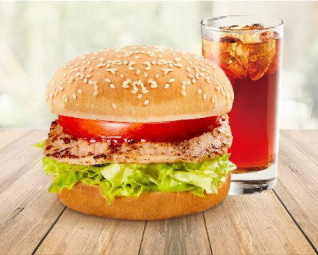 Lǐ Jī Zhū Pái Hàn Bǎo Pork Tenderloin Burger