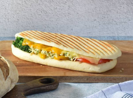 Mixed Vegetables And Chicken Panini