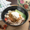 Bō Pí Là Jiāo Zhū Ròu Guō Shāo Miàn Pork Noodles Pot With Peeled Chili