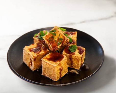 Huáng Jīn Zhà Dòu Fǔ Golden Deep-Fried Tofu