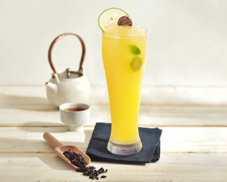 Xiān Jú Gān Méir Níng Méng Lǜ Chá Kumquat Tè Verde Con Limone E Plum