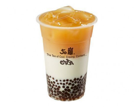 Zhēn Zhū Wū Lóng Ná Tiě Oolong Tea Latte With Smaller Bubble