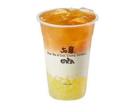 Stay Away And Have Oolong Tea Latte With Coconut Jelly