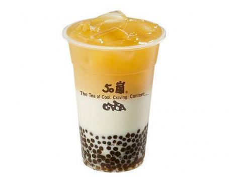 Zhēn Zhū Lǜ Chá Ná Tiě Green Tea Latte With Smaller Bubble