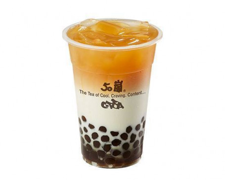 Bō Grandma Wū Slang Na Tiě Oolong Tea Latte With Bubble