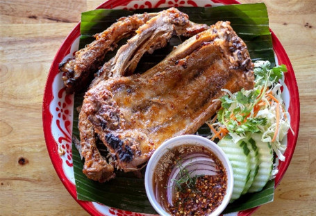 Charcoal Grilled Pork Spare Ribs