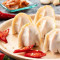 Hán Shì Là Wèi Shēng Xiān Shuǐ Jiǎo Ongekookte Koreaanse Pittige Dumplings