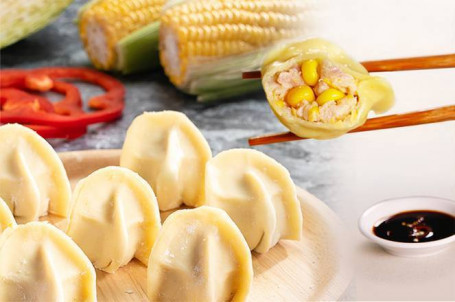 Yù Mǐ Shēng Xiān Shuǐ Jiǎo Ongekookte Maïs Dumplings