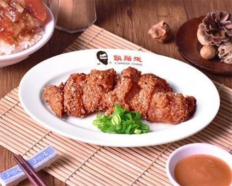 Hóng Zāo Dòu Rǔ Tuǐ Pái Chicken Thigh With Red Yeast Rice And Fermented Bean Curd