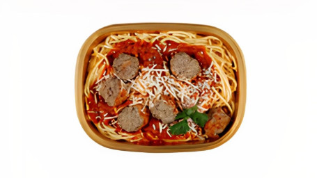 Italiaanse Stijl Spaghetti Met Gehaktballetjes