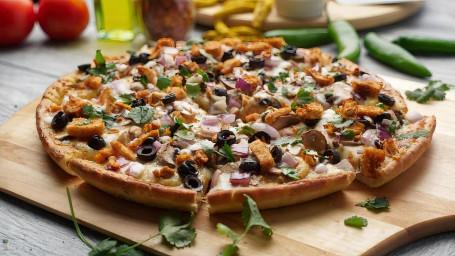 Twist Na Pizzę Z Kurczakiem I Kurczakiem Halal Curry
