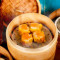 xiè zi shāo mài huáng Pork Dumplings with Flying Fish Roe