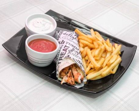 Chicken Wrap With Chips