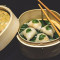 Steamed Prawn, Zucchini Dumplings cuì yù guā xiā jiǎo