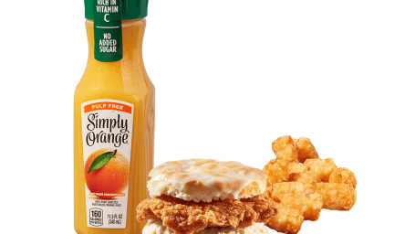 Donut-Glazed Spicy Chik Biscuit Combo