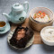 chá xiāng hé yè pái tào cān Lotus Leaf Pork Ribs with Tea Combo
